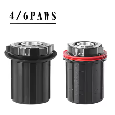 Bicycle FreeHub 4 6Pawl Aluminum Alloy 2Bearings Freehub Body 8/9/10/11Speed Mtb Mountain Road Bike