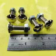 BAUT MUR CB M8x30 STAINLESS/ BAUT M8 X 30 PANJANG 2CM / BAUT 13 KUNCI 13 SUS304 BAUT PAYUNG BUMPER C