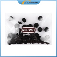 Creamnin WINOMO 15 คู่แผ่นปิดหูฟังฟองน้ำนุ่มเปลี่ยนชุดหูฟังคำแนะนำสำหรับโทรศัพท์สมาร์ท (สีดำ)