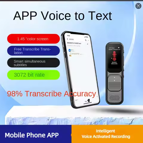 Free APP AI Powered Voice Recorder Mini Call Recorder with Speech-to-Text & Summarize100Language tra