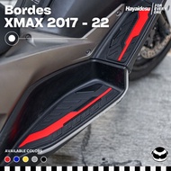 Floor Step Board Rest Carpet for Yamaha XMAX 2017-2022 Hayaidesu Border (Right & Kiri) xmax floorboa