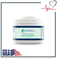 Sombra Warm Therapy Pain Relieving Gel, Warm Therapy, 4 oz, Quick Absorption, No Alcohol, No Stains