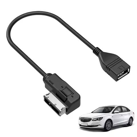 AUX Cable Adapter Music Data Wire MDI MMI AMI To USB Female Interface Audio Adapter for Audi A6L Q5 