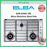 Elba 90cm Stainless Steel 3 Burner Cooker Hob Gas Stove EHS 935D1 SB