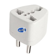 The power plug converts the 3-pin socket to 2 pin