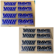 Sticker Sportrim volk rays TE37 1set VOLK RAYS sportrims Rays Printed sticker sport rim 14 / 15 / 16 / 17 / 18 inci