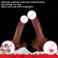 QSJZHY Realistic Dildo Female Anal Plug Silicone Penis Vagina G-Spot Stimulation Anal Dilator Sex Ma