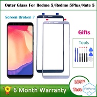 Outer Glass Redmi Note 5 Front Glass Touch Panel Note 5 Pro 5 Plus For Xiaomi Redmi 5 Digitizer Lens Note5 Touch Sensor 5Plus