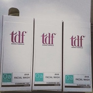 AHA facial wash TDF for oily acne skin