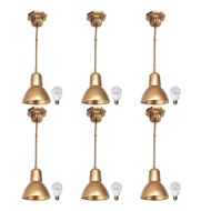 EELIC LHG-101 CONTENTS 6 PCS CLASSIC FLEXIBLE HANGING DECORATIVE LIGHTS + 6 PCS 5 WATT LED LIGHTS LA