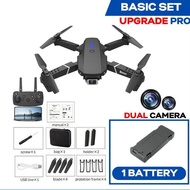 E88 Drone 4K HD Dual Camera Remote Control Electric Quadcopter Foldable Portable WiFi FPV Drone Gift