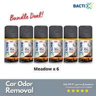 Bacti-X Air Freshener Car Accessories Kereta 99.9% Kill Germ Remove Odor | 100ml Meadow x6