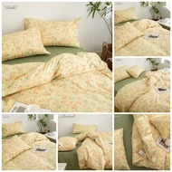 Set 4 Món Vỏ Chăn Ga Gối Cotton Organic 100% Cotton Nhập Khẩu Cao Cấp 4 Món