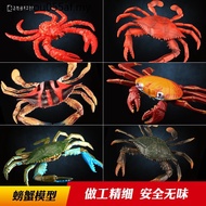 T Tongde Crab Model Sea Animal Toys Children Simulation Undersea Creature Shuttle Crab Flower Crab G