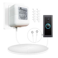 18V 500mA Doorbell Transformer, AC Power Adapter with 26FT Cable, Compatible with Ring Video Doorbel