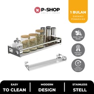 Pstore Stainless Steel Wall Mounted Kitchen Hanging Rack - E010
