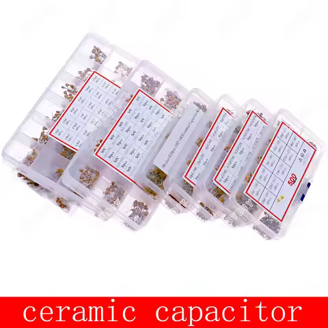 Multilayer ceramic capacitor kit 50V (100~106) 10pF~10uF 102 103 104 105 22pF 47pF 68pF 1nF 10nF 100