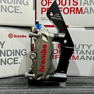 NVX NMAX ORIGINAL BREMBO M3 K50 K5 RED LOGO 4POT CALIPER FRONT SIAP BRACKET PNP 100% MADE ITALY NVX1