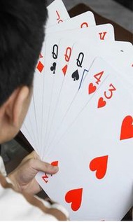 聖誕禮物！現貨 搞笑中伏 超大poker撲克 惡搞整蠱 聖誕禮物