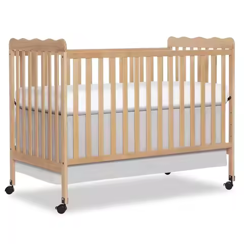 Carson Classic 3-in-1 Convertible Full-Size Baby Crib in Barnwood Natural, GreenGuard Gold & BSA, 4 