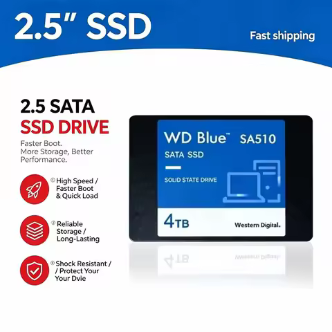 WD Blue SA510 Alert Original WD SSD Hard Disk Disc Internal Solid State Drive 2.5" SATA 3.0 500GB 1T