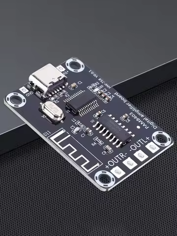 XH-A155 Mini PAM8403 Amplifier Board 5W+5W Class D BT Digital Power Amplifier 2 Channel Power Amplif