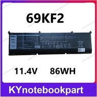 BATTERY ORIGINAL DELL XPS 15 9500 Inspiron 15 7510 16 7610 Precision 5550 Alienware M15 R3 R4 R6 69K