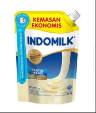 Susu Indomilk Pouch 545ml Rasa putih & Coklat