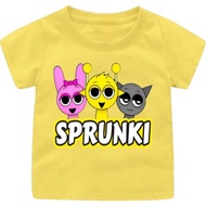 Sprunki Song Tops for Boys/Girls 1-12 Years/Teenagers/Adults S-7XL