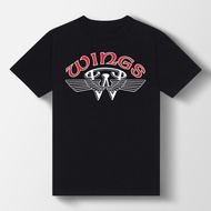 Wings Awie Syam Baharom Zul Jojet Rock Music Heavy Metal T-shirt cd wings tshirt band wings