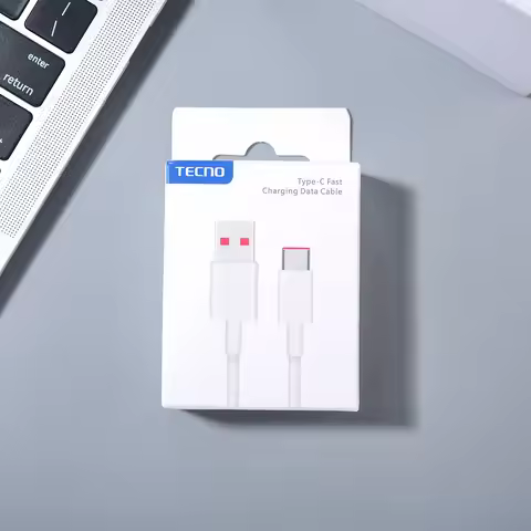 Tecno 18W 33W 45W Type C Cable 100CM Fast Charger USB C Data Cord Line For Tecno Spark 10 20 30 Pro 
