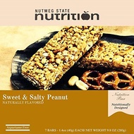 ▶$1 Shop Coupon◀  Nutmeg State Nutrition High Protein Snack Bar/Diet Bars - Sweet &amp; Salty Peanut (7c