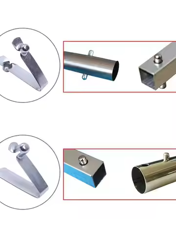 Manufacturer Zinc Plating V Shape Button Tube Spring Clips FMHL-26 for 35-45mm Tube