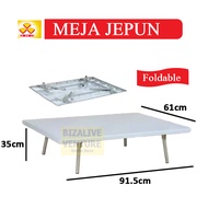 3v Japanese Style Foldable Plastic Table | 2x3 Folding Low Table | Coffee Table | Studying Table | Meja Kaki Rendah