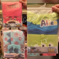 🎡香港迪士尼 熊抱哥 lotso 勞蘇 /三眼怪 三眼仔/ 毛毛 嬰兒 口水巾 圍兜兜+內褲套裝 (大概6-8個月適用)