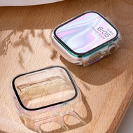 Iwatch Tempered Film Case One Set AppleWatchS9 Protective Case Apple Watch iWatch8 Tempered Film Case One Set 76543 Generation se