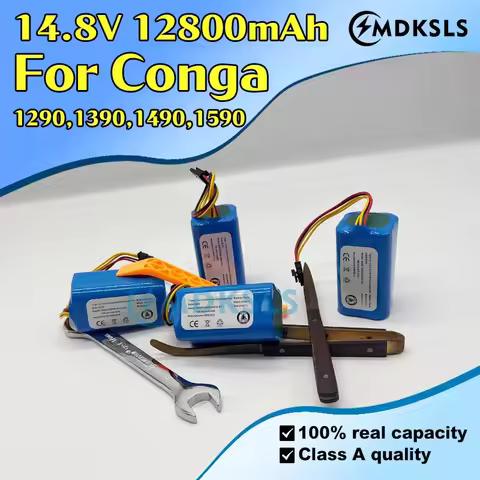 14.8V 12800mAh lithium ion battery for LIFERO RX9 360 S5 S7pro T90 Cecotec Conga 1290 1390 1490 1590