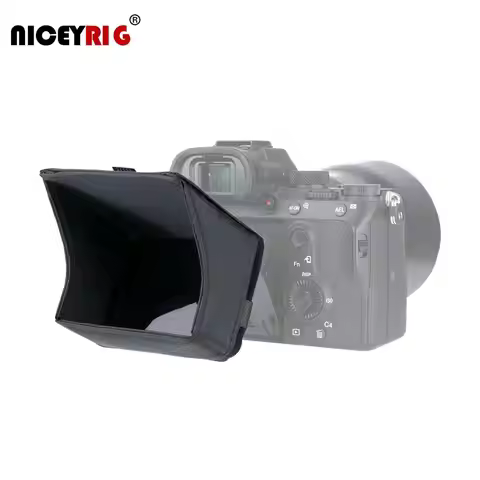 Niceyrig For Sony A7 A7II A7III A9 Series dedicated hood LCD Screen Nylon Sunhood light-weight hood 