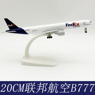 FedEx FedEx Boeing 777 Cargo Aircraft 20cm Simulation Alloy Model