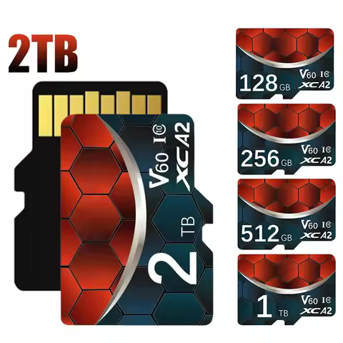 High Speed Expansion Mobile Phone Memory Card 2TB TF Card 1TB Mini SD Card 512GB TF SD Card 256GB Fo