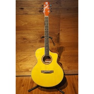 Techno 41" EQ3 Solid Top Acoustic Electric Guitar, Natural