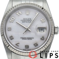 นาฬิกา Rolex Datejust สำหรับผู้ชาย ตัวเรือนมุกสีขาว รุ่น Datejust Mens 16234NA(Y) พร้อมกล่อง ใบรับปร