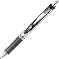 Pentel BL77A EnerGel RTX Retractable Liquid Gel Pen.7mm, Black/Gray Barrel, Black Ink
