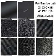 For Bambulab Build Plate 257 Smooth PEI Textured PEI PEO For Bambulab A1 Bambulab P1s X1c Plate Doub