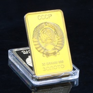 Russian Emblem Gold Coin Gold Silver Bar Russian Commemorative Coin Coin Collection Coin Alien Gold 