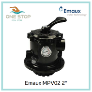 มัลติพอร์ตวาล์ว สำหรับถังกรอง Emaux V Series  – Emaux 2" 6-Way Top Mount (MPV02)