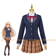 §≈ Otonari No Tenshi-Sama Mahiru Shiina Cosplay Costume For Women Halloween School Uniform Full S