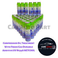 Compressor Oil Treatment With Fresh Gas Durable Additive UV R134A NETCOOL