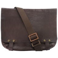 กระเป๋าเอกสารธุรกิจ Mulberry ขนาด A4 ทำจากหนังสีน้ำตาล ตกแต่งด้วยฮาร์ดแวร์สีทอง รุ่น 0618 [มือสอง] M