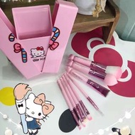 🎀Hello Kitty 8件刷具組+隨身鏡硬盒🎀